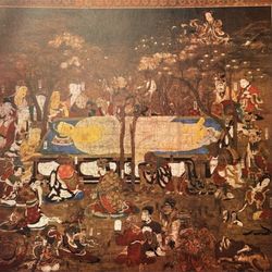 Amida Raigo Buddhism Buddha Original Vintage Fine Art Print Poster Japan 1960’s Japanese Buddhist Italy Antique Heian Period Kyoto