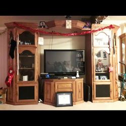 Wooden Entertainment center