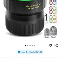 Canning Jar Vacuum Sealer 