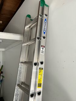 FIRST $125 Excellent 16Ft extension “WERNER” aluminum ladder