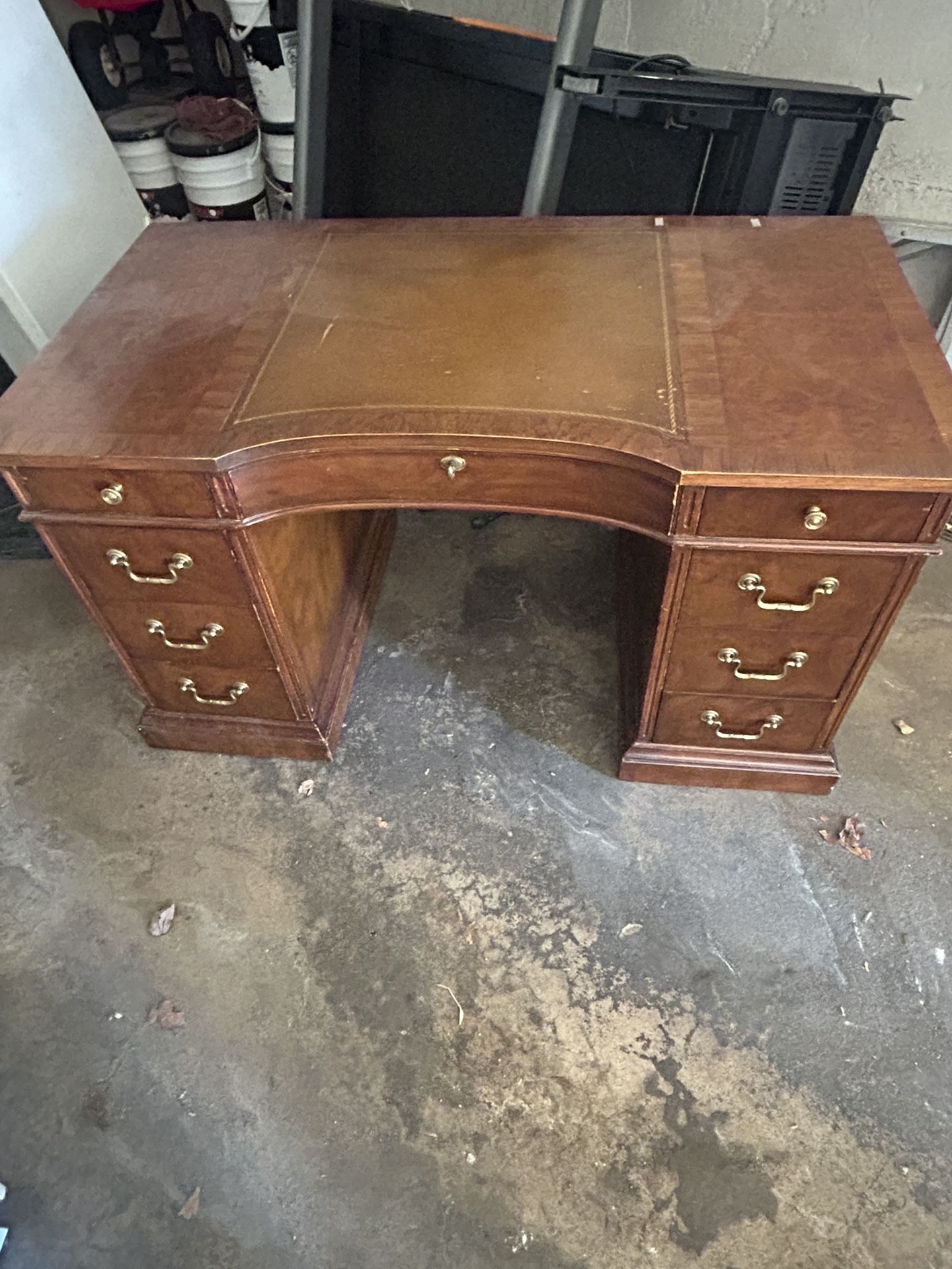 Antique Solid Wood Desk 