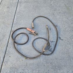 Arcair K-15 gouging torch, welding cables with holder and clamp