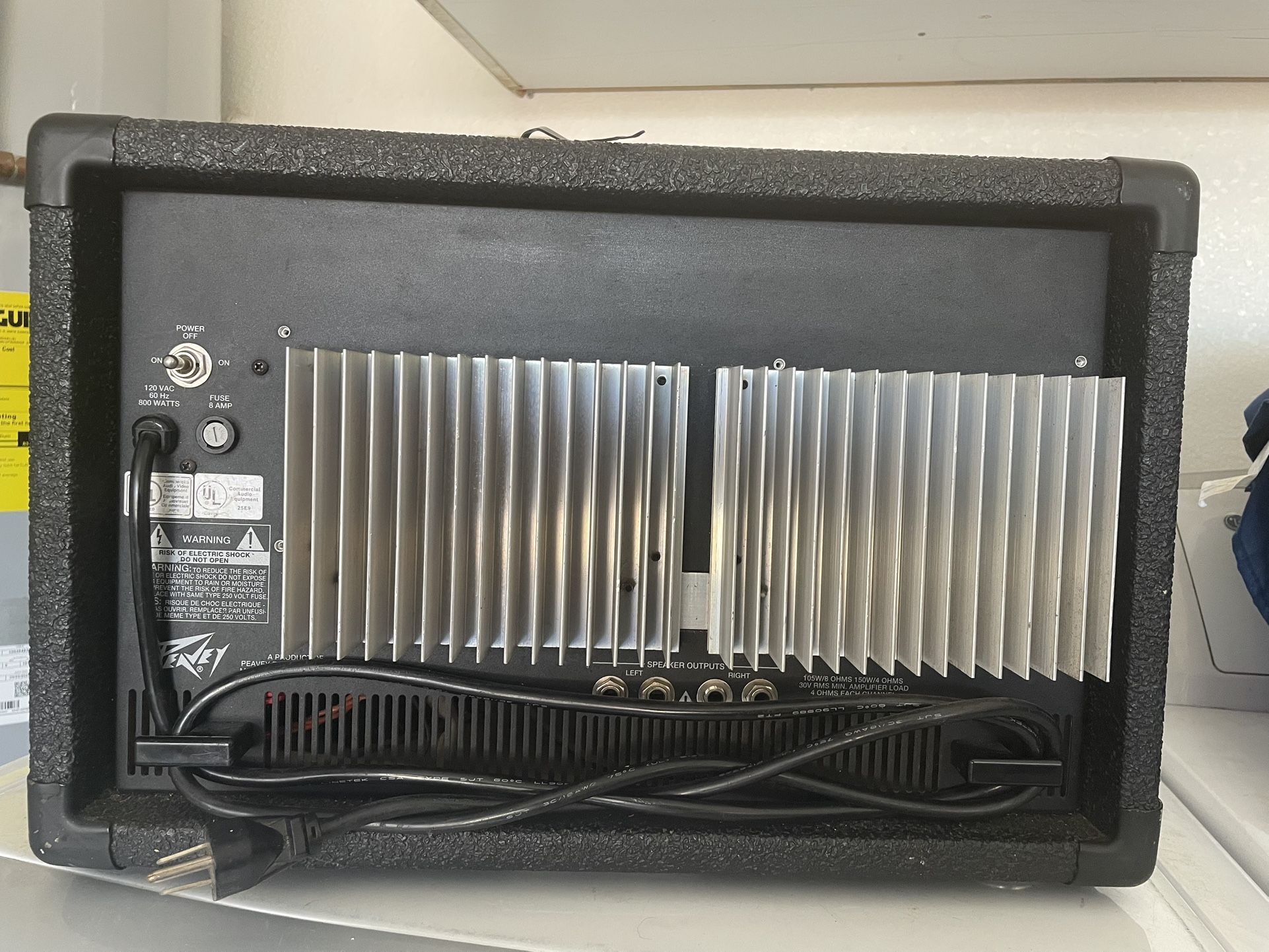 Mixer Peavey De 8 Canales Con Bocinas