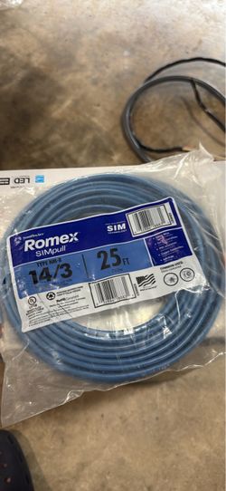 Southwire Romex SIMpull 14/3 NM-B Wire 25 ft