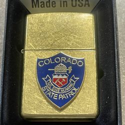 Zippo Colorado State Patrol Street Brass 