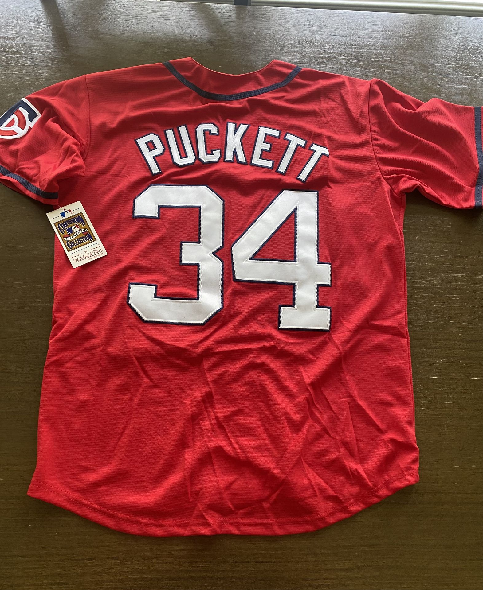 Kirby Puckett Adult L MLB Adult Jersey New Baseball Fast Ship Twins Minnesota