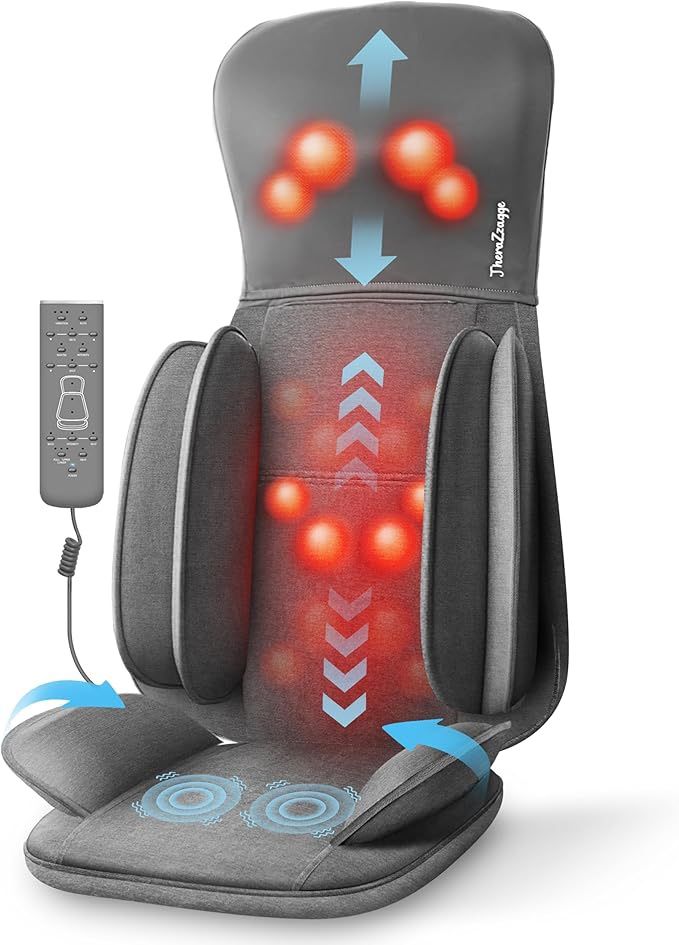 New In Box Shiatsu Neck Back Massager with Heat, Massage Chair