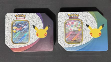 Pokémon TCG: 30th Celebration - ex Tin (Greninja or Sylveon)