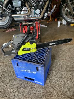 16” Ryobi chainsaw.