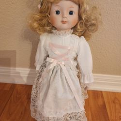 Clara Nutcracker porcelain doll, 16 inch