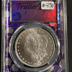 1885 Morgan Silver Dollar MS 65 PL