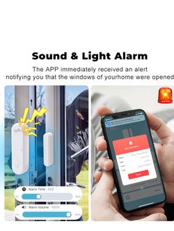 Brand New Smart Home Security System - Door Window Alarm Sensors With Sound for Safety