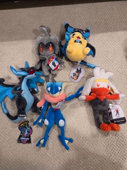 Pokemon Plushies with tags