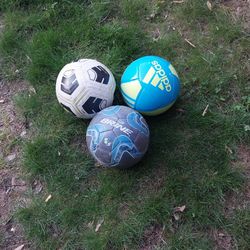 Soccer Balls Size  5 Good Condition 