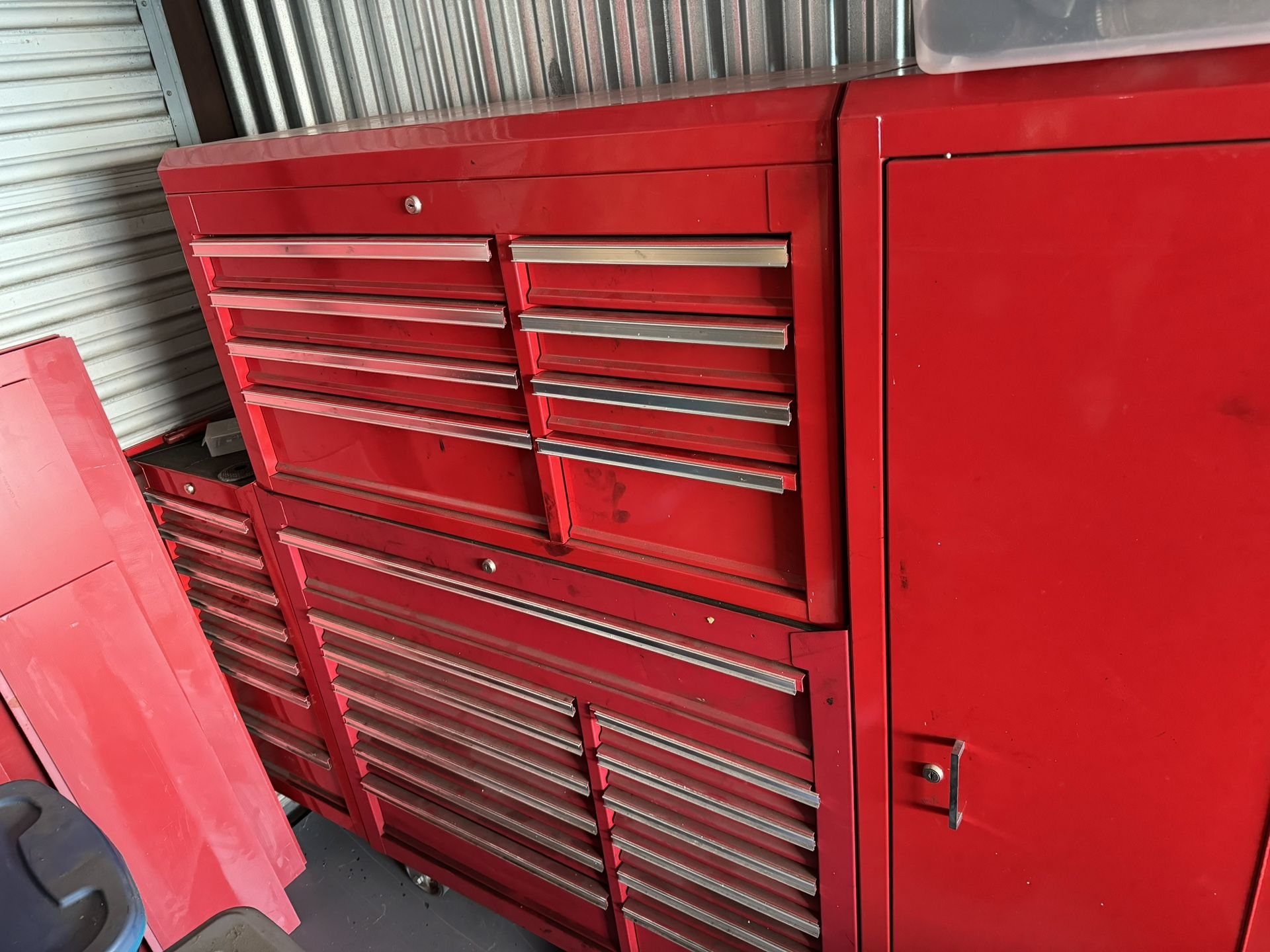 Us General Four part mechanics tool storage unit
