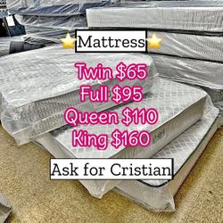 New Mattresses  Twin mattress Full mattress Queen mattress  King mattress  Colchones nuevos  Beds 