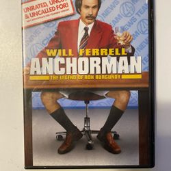 Will Ferrell Anchorman DVD 