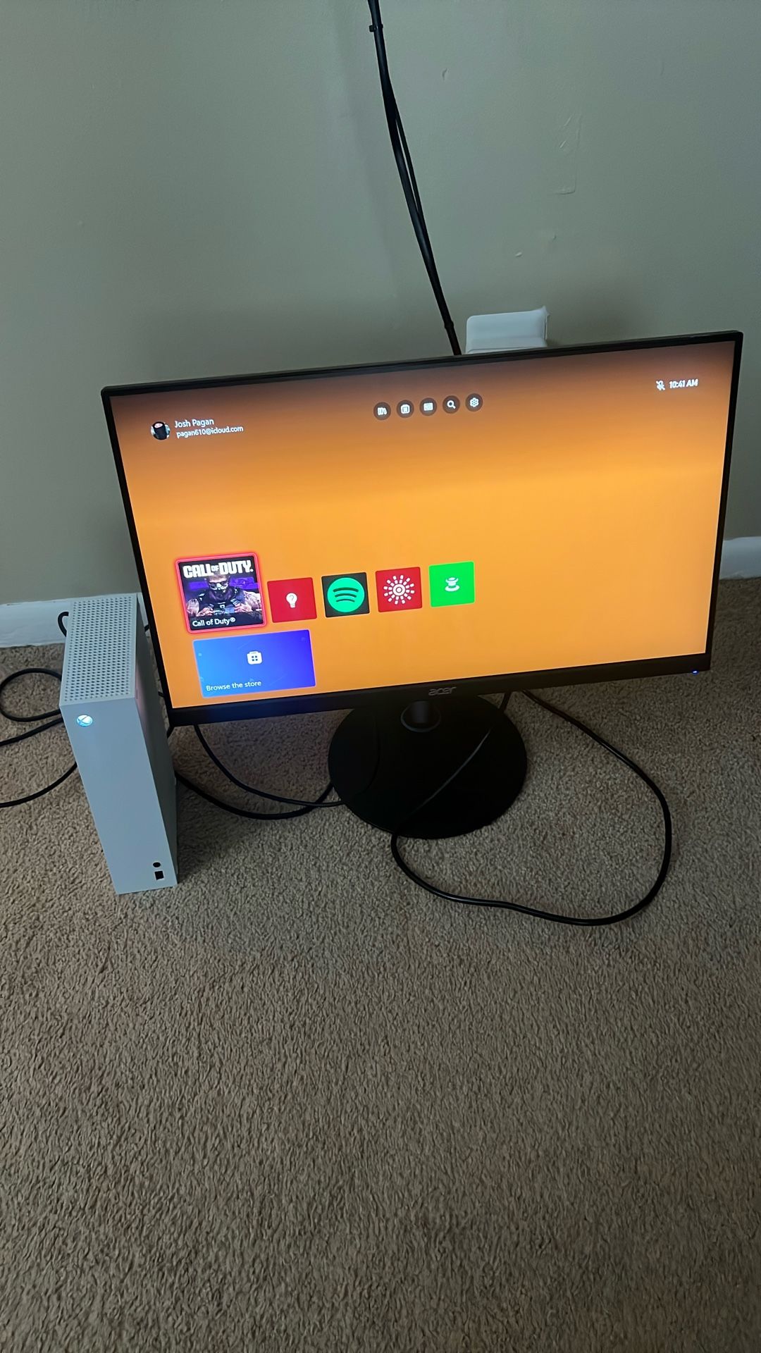 Xbox & Monitor