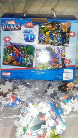 Marvel heroes 3 D puzzles