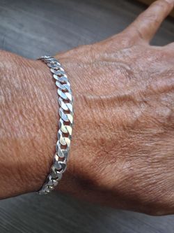 Esclava de plata 925 / 925 silver bracelet 8.5" 6mm