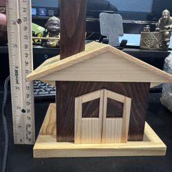 Handmade Wooden Desk Organizer / Napkin & Toothpick Holder