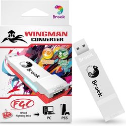 Brook Wingman FGC converter - an Arcade Joystick Converter, Built for PS5 Fighting Games, Supports Street Fighter 6 and Tekken 8