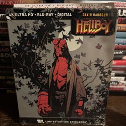 HellBoy 4k Blu-ray Steelbook New Sealed 