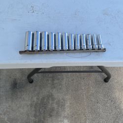 Snap On 3/8 Drive Deep Metric Sockets 