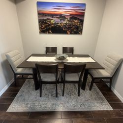 Dining Set For 6 (Table And Chairs)
