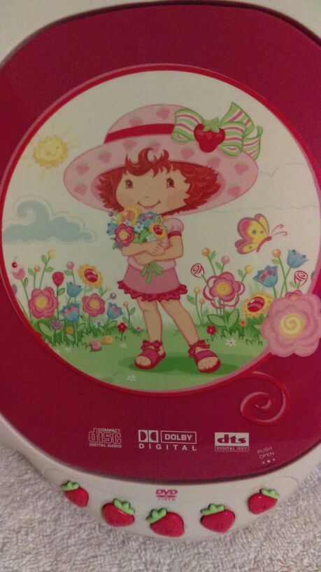 Strawberry shortcake DVD player