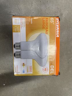 Sylvania 90W equivalent LED flood light bulb (PAR38). 