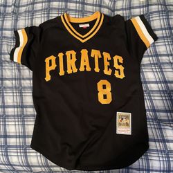 Willie Stargell Pittsburgh Pirates Mitchell & Ness 1982 Authentic Cooperstown Collection Mesh Batting Practice Jersey - Black