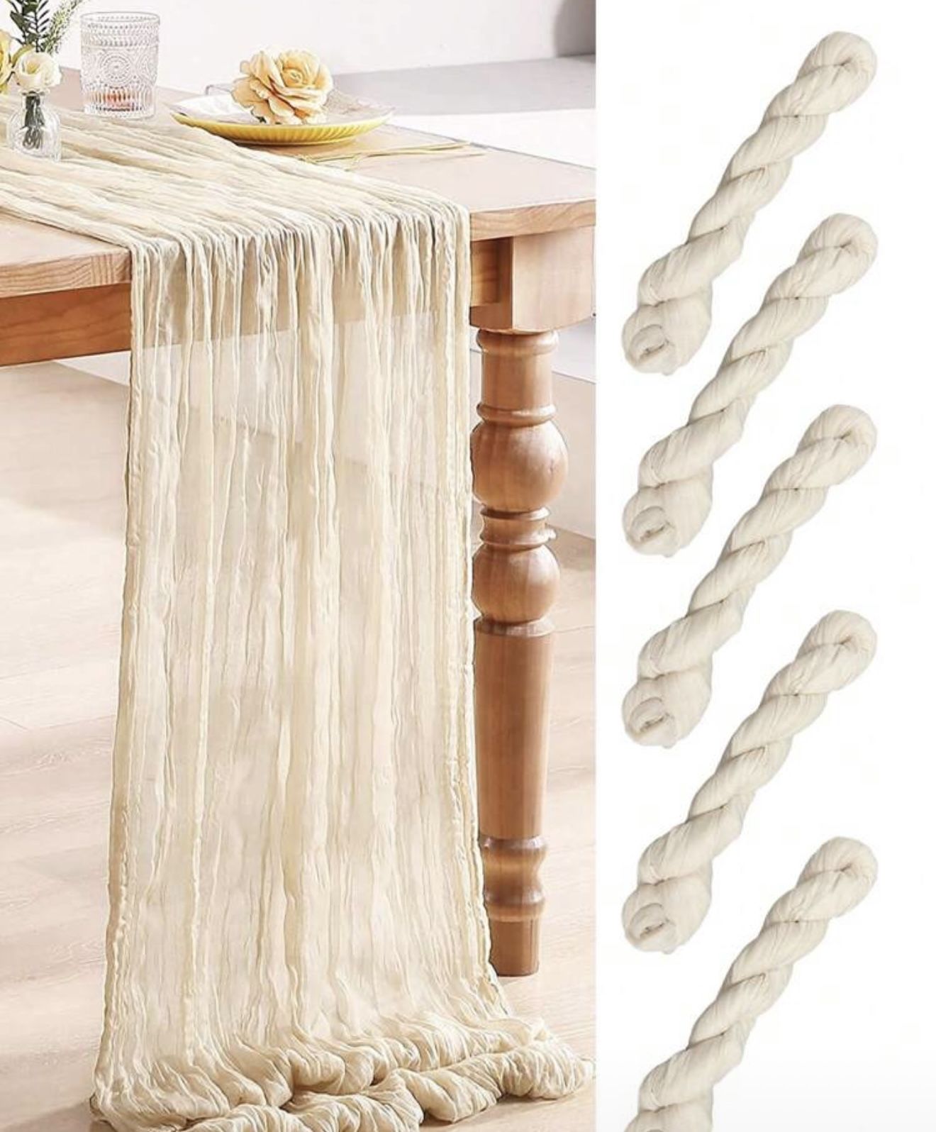 Beige Table Runners 