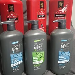 Dove / Old Spice Body Wash $7 Each.
