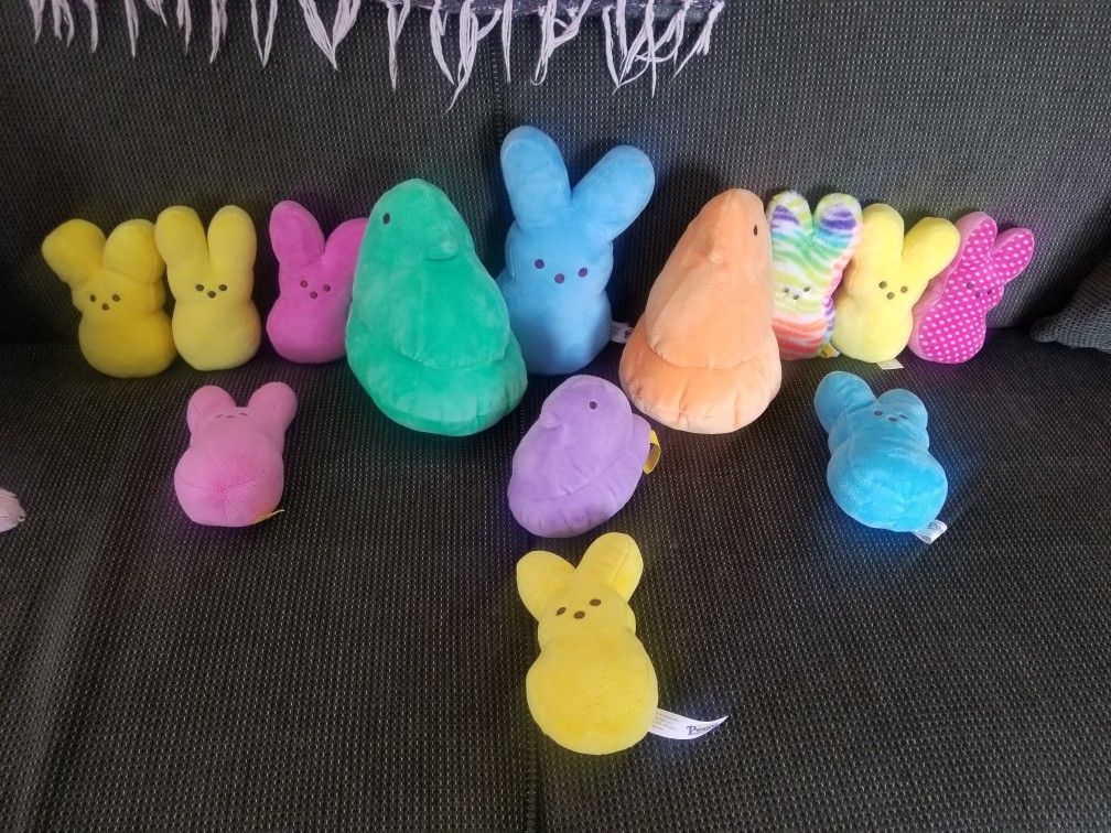 Peeps plushies