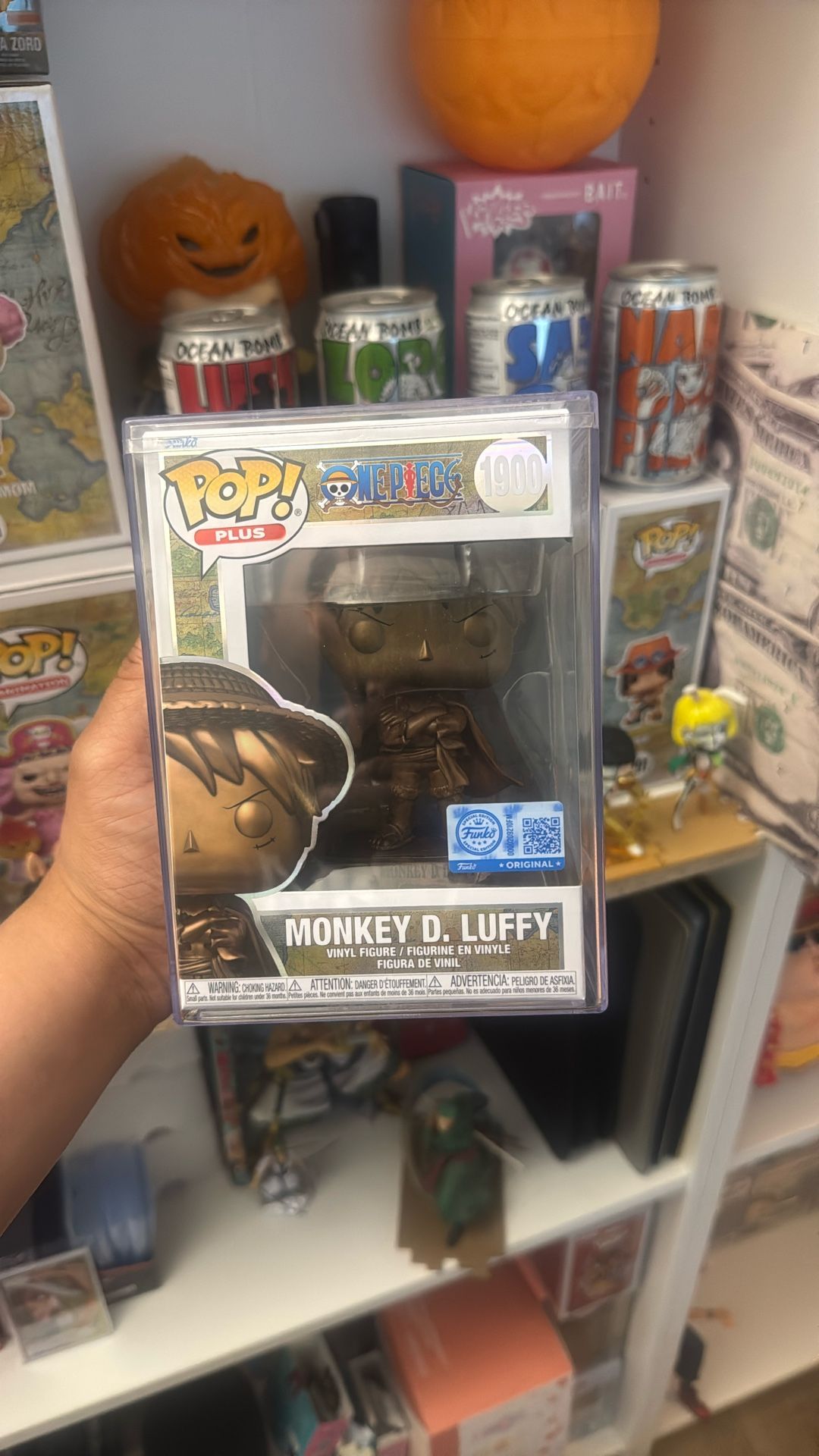 Monkey D. Luffy Bronze Statue Funko Pop