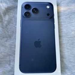 Apple iPhone 17 Pro Max Deep Blue Unlocked New Sealed Bonus New Case & Screen Protector