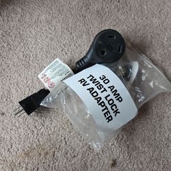 RV adapter and heavy-duty appliance adapter cord