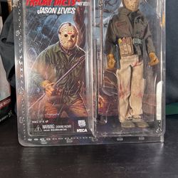 Neca Friday The 13th Jason Lives Retro Cloth