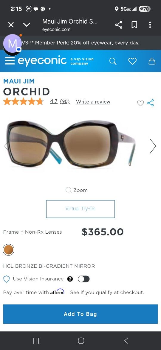 Maui Jim Sunglasses For Woman