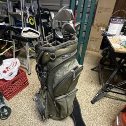 Golf Clubs And Bag
