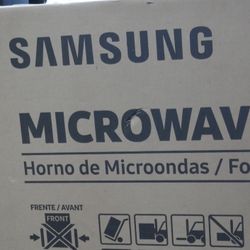 Microwave Samsung black and stainless steel ME17R7021EG NEW 885820-1 