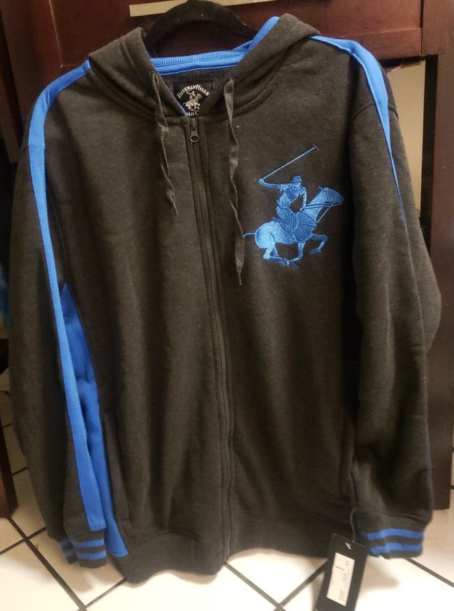 AUTH-BEV HILLS POLO CLUB-UNISEX/HOODY/LG/BNWT