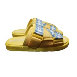 KAPPA YELLOW SANDAL SLIDES $60 (GOOD CONDITION) SIZE 10
