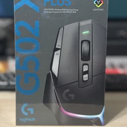 Logitech G502 X PLUS Wireless Gaming Mouse - Black