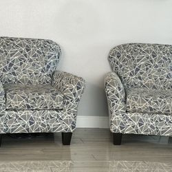Accent Chair Set Great Condition 