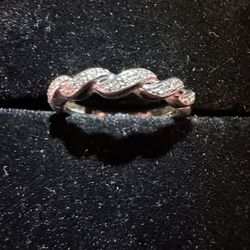 Wedding Set With Natural  Diamonds 14 K