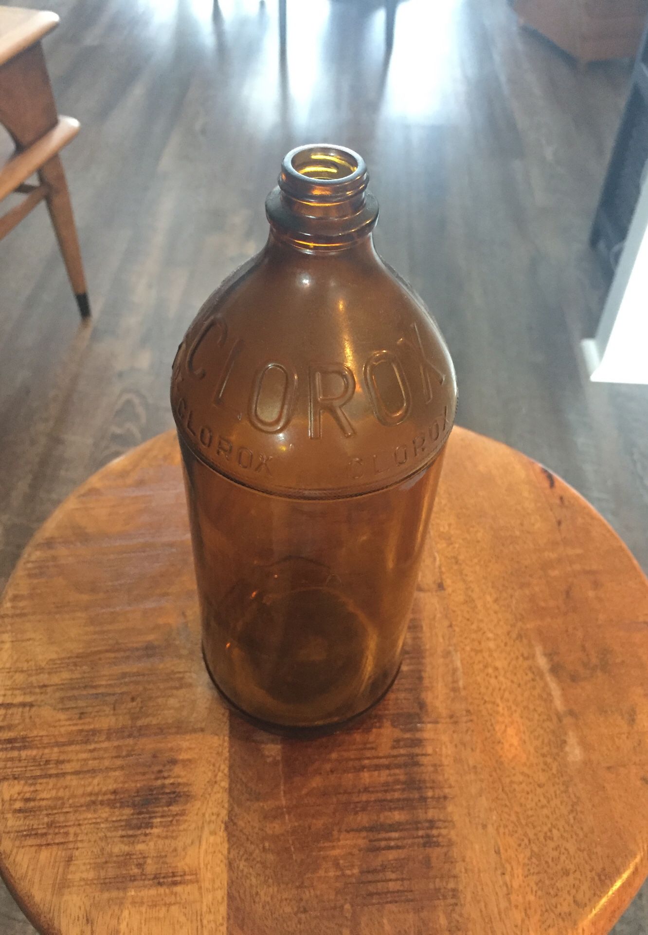 Vintage amber Clorox bottle 32 ounce