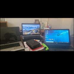 HP Laptop, Magellan GPS, and Tablets