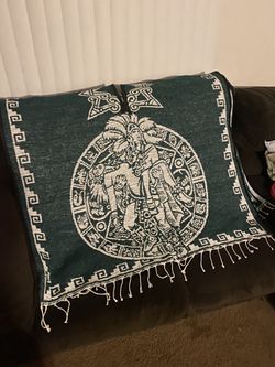 Authentic Poncho from Mexico And Ecuador . Thumbnail